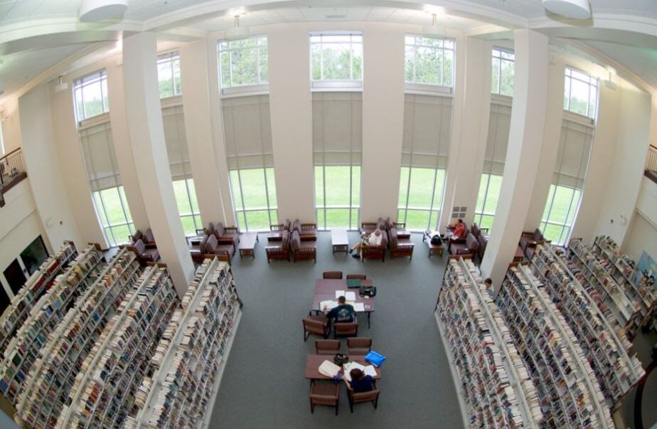 FAU LIBRARY FROM UPSTAIRS